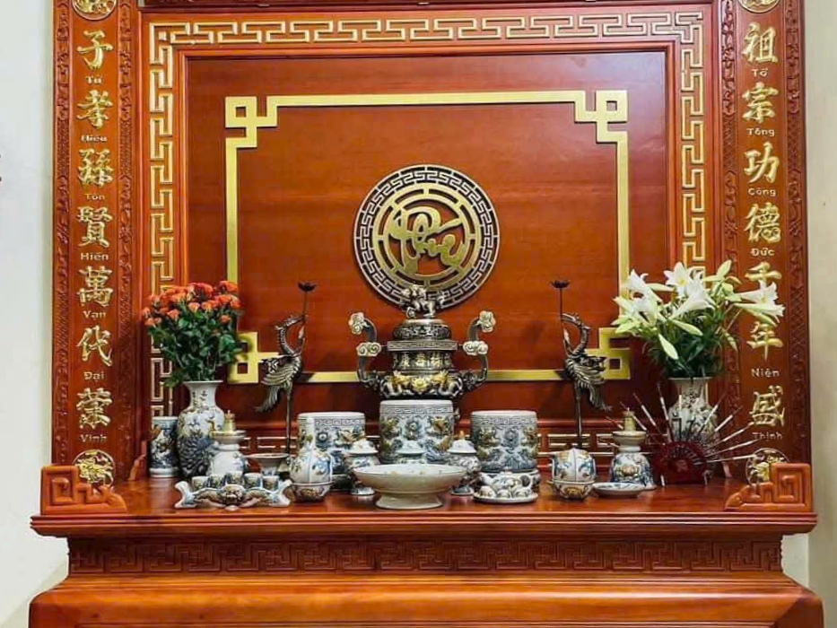 ban thờ 3 bát nhang