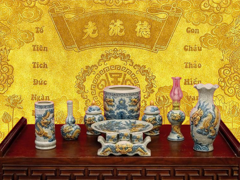 ban thờ 1 bát nhang