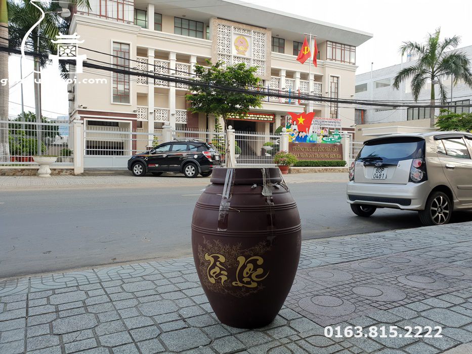 Chum sành đựng rượu khử nhanh aldehit 50L tại Biên Hòa