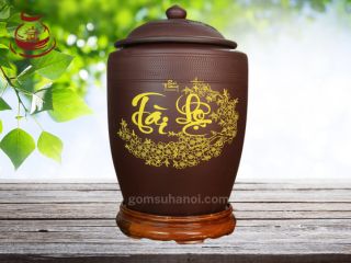 Hũ Gạo Bát Tràng – Giữ Lộc Trong Nhà, Gạo Luôn Đầy, Bếp Luôn Ấm!