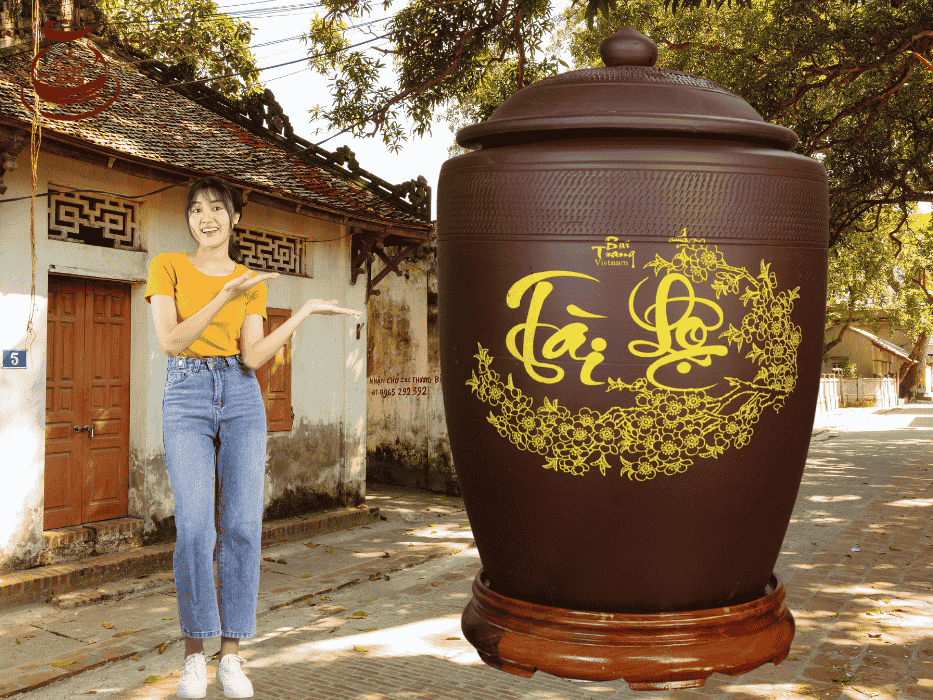 Hũ Gạo Tài Lộc Bát Tràng 15kg – Giữ Gạo Sạch, Đón Lộc Vào Nhà Hũ Gạo Tài Lộc Bát Tràng 15kg – Giữ Gạo Sạch, Đón Lộc Vào Nhà